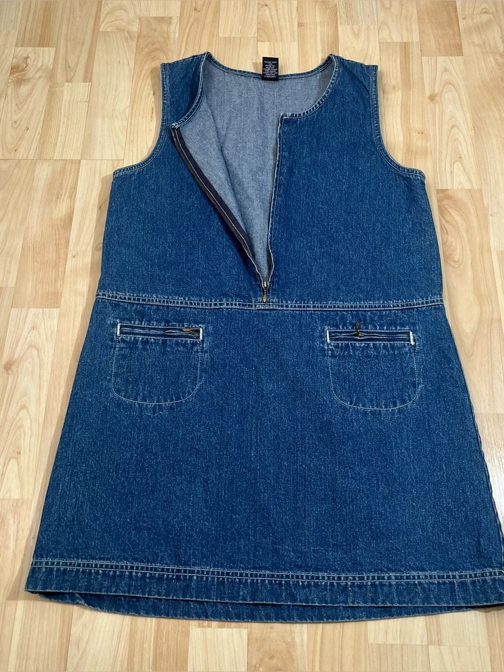Girls' GAP Vintage Denim blue jean sleeveless dress ~ size XXL